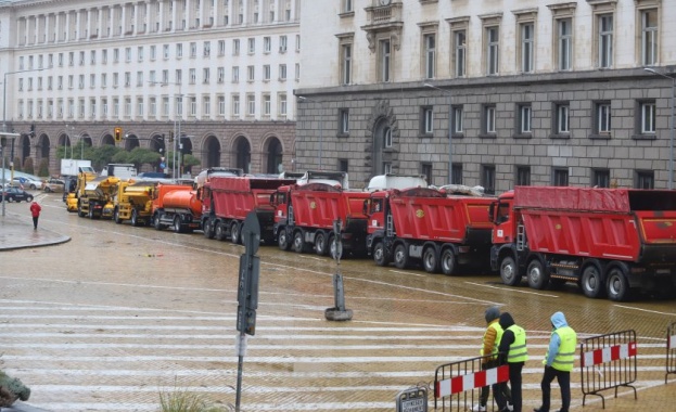 Глоби за шофьорите на тежки камиони от протеста на пътностроителните фирми