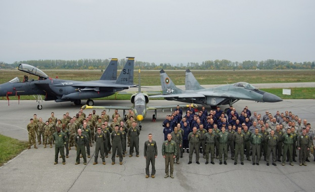 Авиобаза Граф Игнатиево е домакин на летателната тренировка Castle Forge