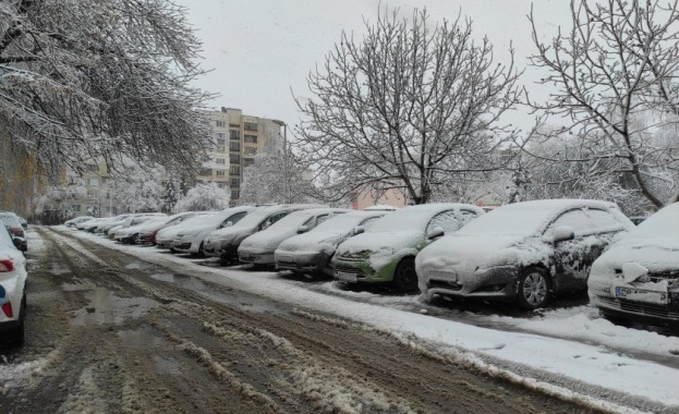 Първият сняг в София доведе до проблеми с градския транспорт