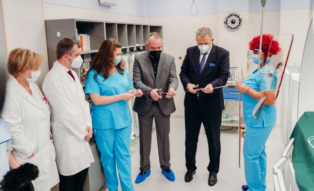 Нов монопланов ангиограф откриха в Националната кардиологична болница Модерната апаратура