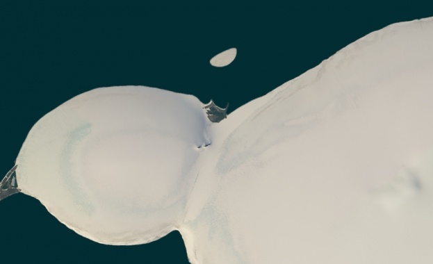 Полуостров се е разтопил в руския архипелаг Земя на Франц