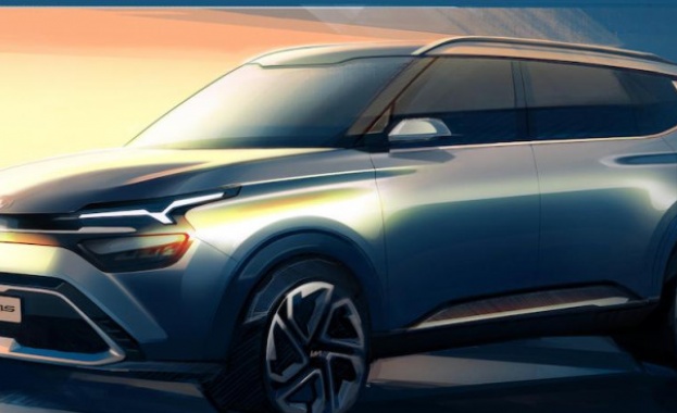 Kia разпространи първите скици на нов модел Carens който ще