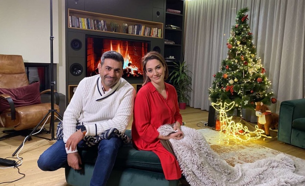 Премиера: Мария Андонова и Стефан А. Щерев представиха песента „100% будни на Коледа" 