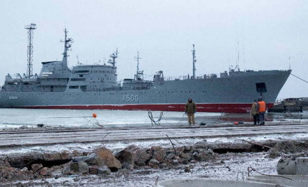 Руската Федерална служба за сигурност обвини украинския кораб Донбас в