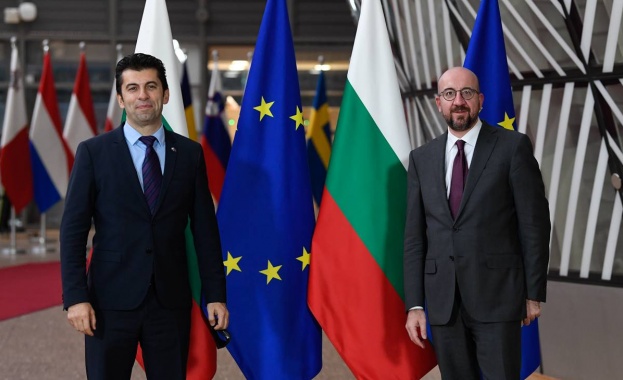 Министър-председателят Кирил Петков проведе срещи с председателя на Европейския съвет