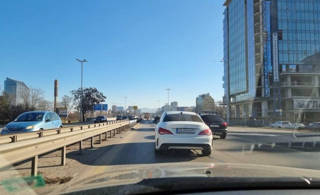 Пешеходната пътека на столичния булевард на която е блъснато дете