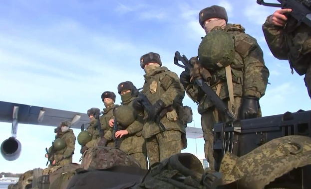 „Поделения от руския мироопазващ контингент, които преди това пристигнаха на