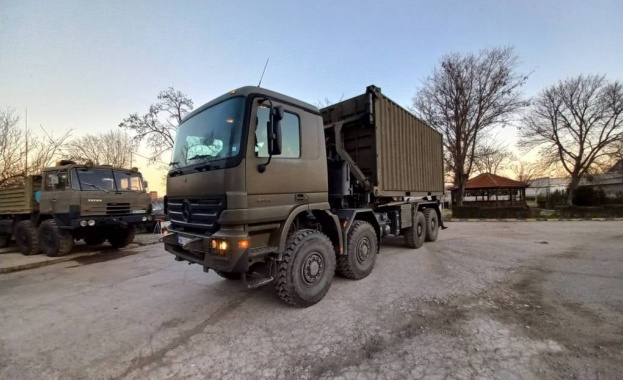 Военнослужещи от 110 логистичен полк Пловдив извършиха днес транспортиране