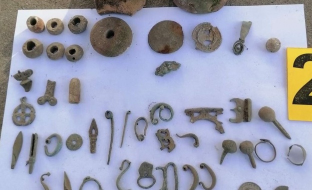 Гранични полицаи намериха укрити археологически ценности При претърсване на жилище
