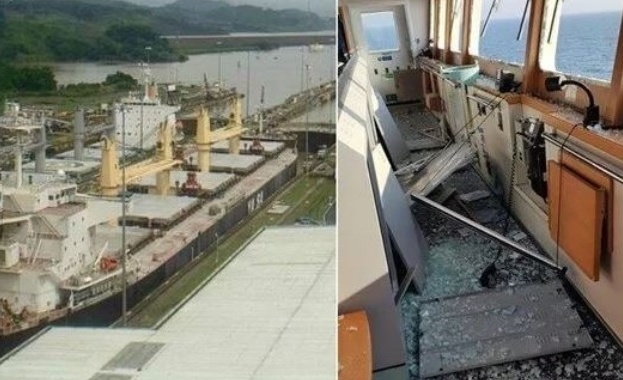 Турският канал NTV съобщи че снаряд е ударил турски кораб