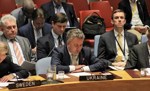 Постоянният представител на Украйна в ООН Кислиця каза че Киев