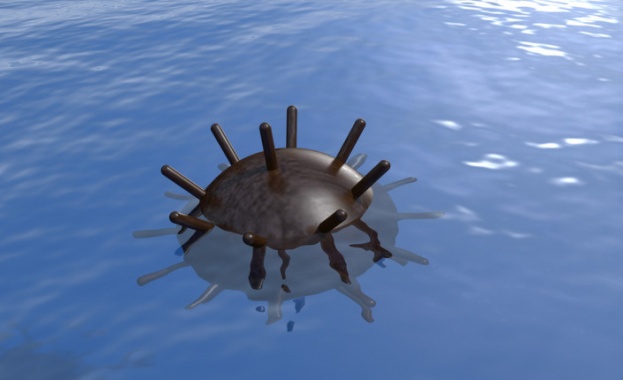 Морска мина беше открита от рибар на около 70 километра