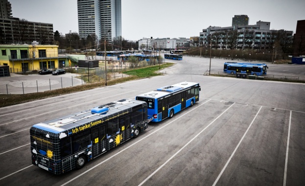 По улиците на Мюнхен ще се появят автобуси със слънчеви