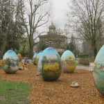 Гигантски великденски яйца се появиха в Хърватия