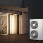 Подобрената термопомпена система LG THERMA V  работи с висока ефективност и нисък шум