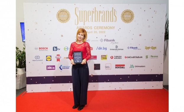 Глобалната организация Superbrands връчи своята награда за отличен брандинг на