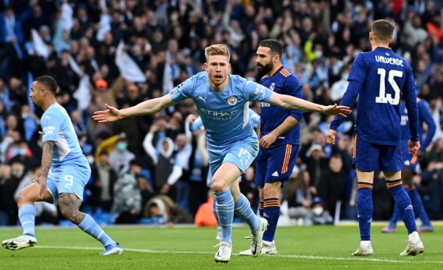 Манчестър Сити взе минимален аванс в първия полуфинал от Шампионска