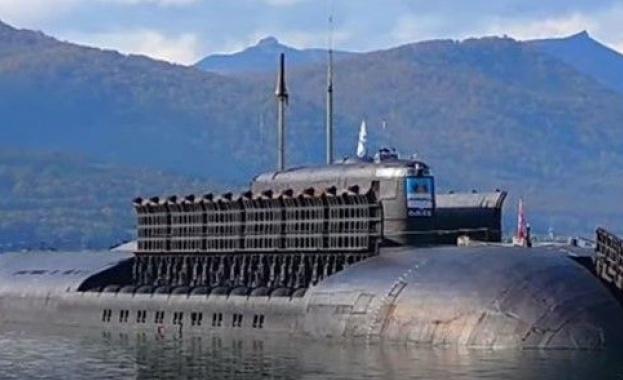 Атомната подводница Иркутск от проект 949А Антей на Тихоокеанския флот