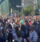 Работниците от ТЕЦ "Марица 3" отново протестират в София