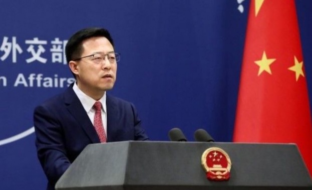 По време на брифинг говорителят на китайското външно министерство Джао