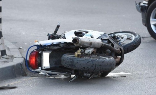 Катастрофа на Околовръстното шосе в София край Суходол - моторист