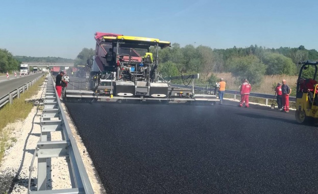 Продължава текущият ремонт на 6 км от АМ Марица в