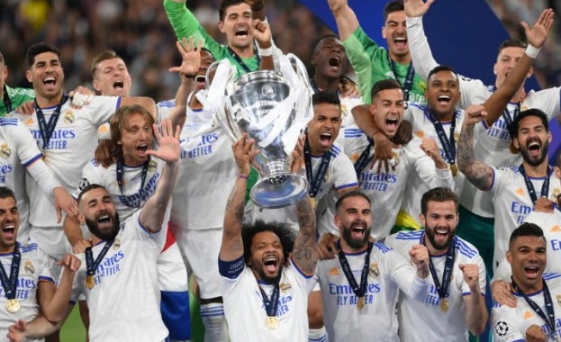 Отборът на Реал Мадрид триумфира за 14 ти път в Шампионската