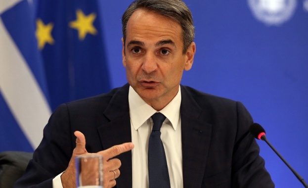 Гръцкият министър председател Кириакос Мицотакис предупреди че амбициите на Скопие