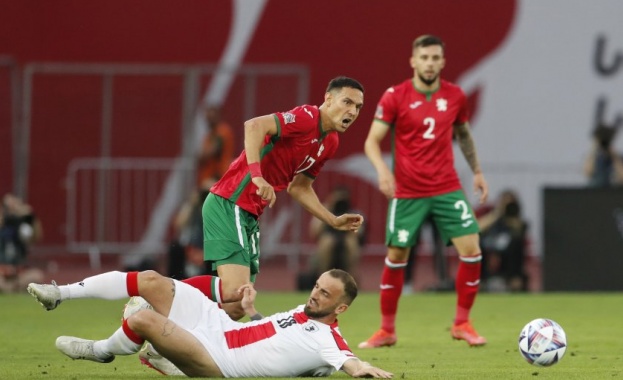Отборът на България завърши наравно 0:0 като гост на Грузия