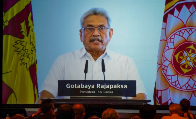 Президентът на Шри Ланка Готабая Раджапакса обяви че ще подаде