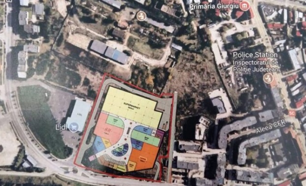 Започна строителството на Мол „Аврора“ в Гюргево, откриха снаряд при изкопните дейности