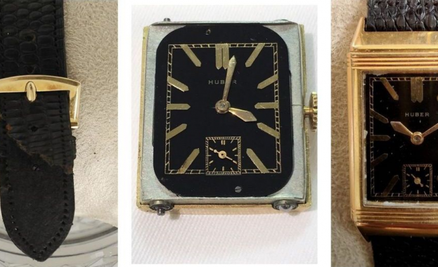 Часовникът Huber е продаден на неизвестен покупател има свастика и