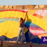 На Морска гара във Варна изгря 17-метрова рисунка