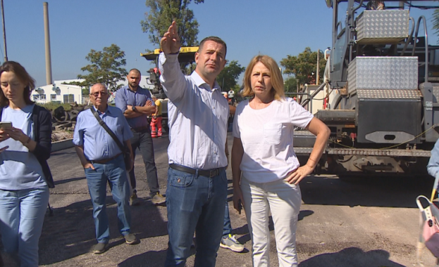 Столичният булевард Първа българска армия е един от големите ремонти