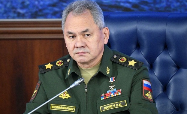 Руският министър на отбраната Сергей Шойгу по време на среща