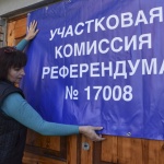 Приключи гласуването на референдумите в четирите украински области