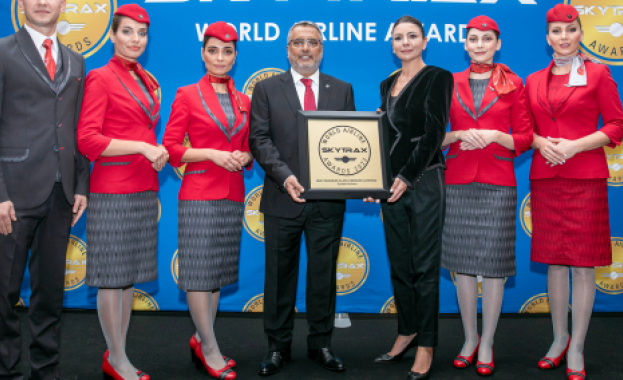Turkish Airlines бе избрана за най-добрата авиокомпания в Европа за 2022 г.