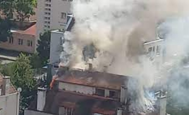 Пожар горя вчера в жилищна сграда в столичния кв Павлово