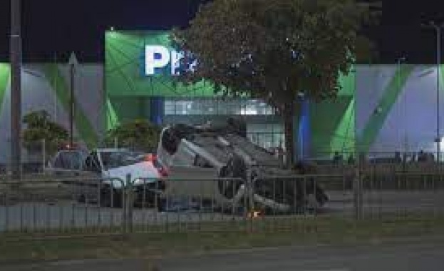 Намериха изгорял джипа блъснал друг автомобил и убил момиче в