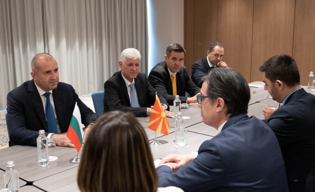 Президентите Румен Радев и Стево Пендаровски обсъдиха възможностите за по-активно партньорство на България и РСМ в енергетиката