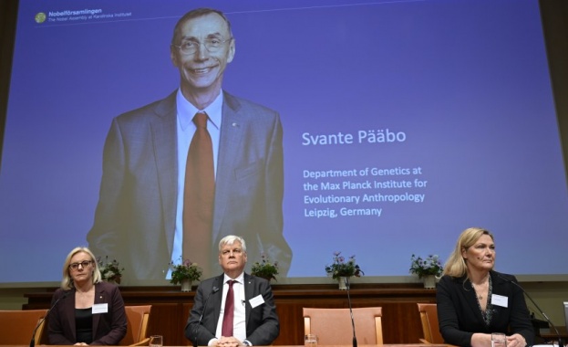 Шведският генетик Сванте Паабо получи Нобелова награда за медицина и