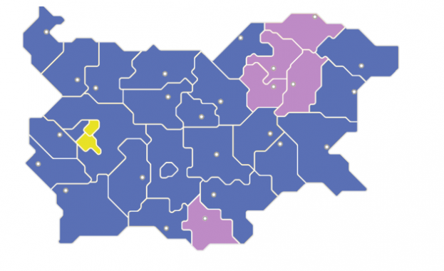В Благоевград при 100 преброени протоколи ГЕРБ СДС са на първо