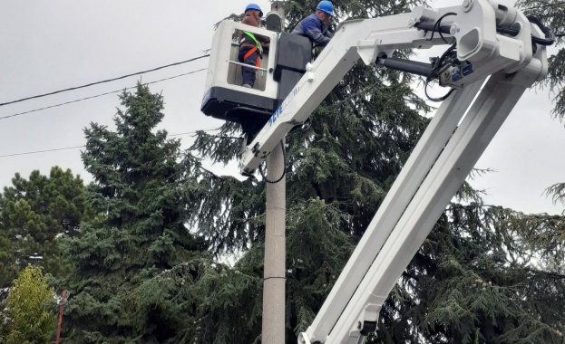 В края на септември ЕРП Север изгради изцяло нова въздушна