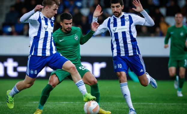 Лудогорец завърши 1 1 при гостуването си на ХИК Хелзинки в