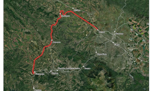 Железопътен участък София – Волуяк – Храбърско – Батановци част