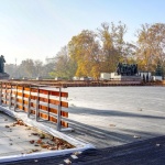 Изграждат "Леден парк" в Княжевската градина в София (Снимки)