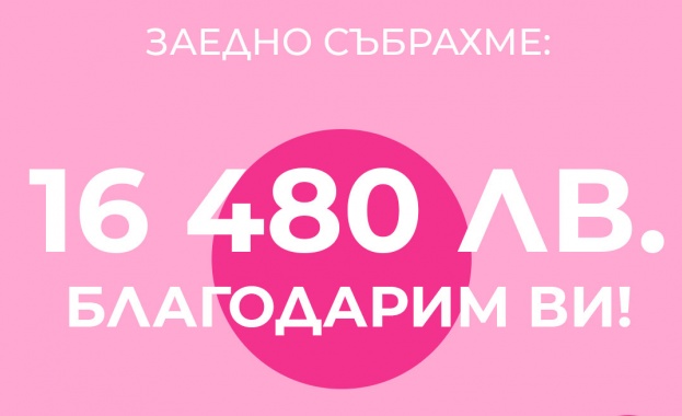  Благотворителни търгове с предмети на любими български звезди събраха сумата от 16 480 лв. в подкрепа на жените с рак на гърдата