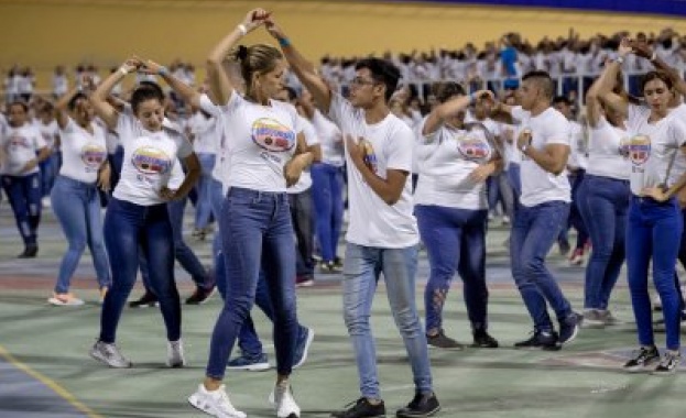 В столицата на Венецуела Каракас се опитаха да поставят рекорд
