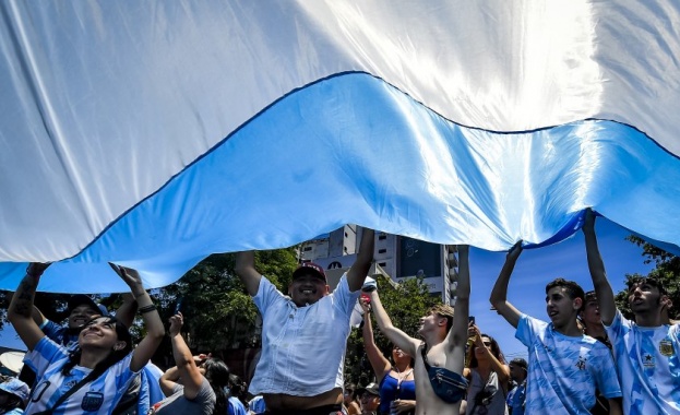 Шампионският парад по случай спечеленото от Аржентина Световно първенство се