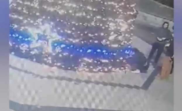 Младежи прерязаха кабелите на лампичките на коледната елха в Пловдив